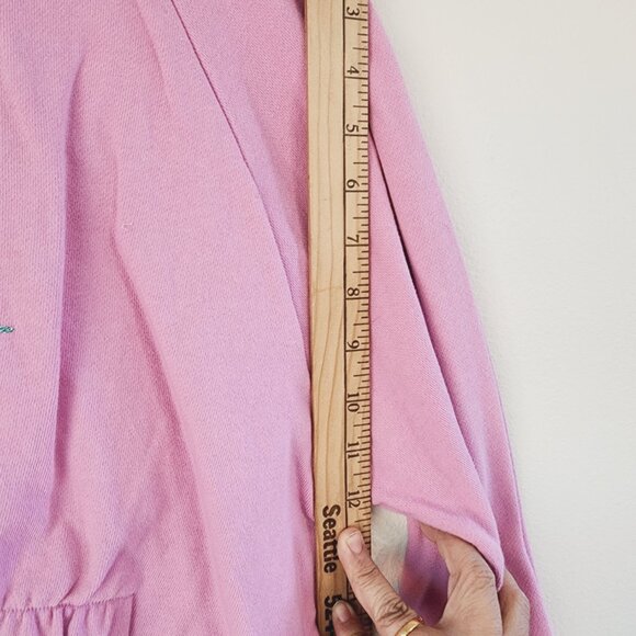 Offing Women Sweatshirt French Terry Sz L Casual Fun Graphic made in Korea - Picture 13 of 15